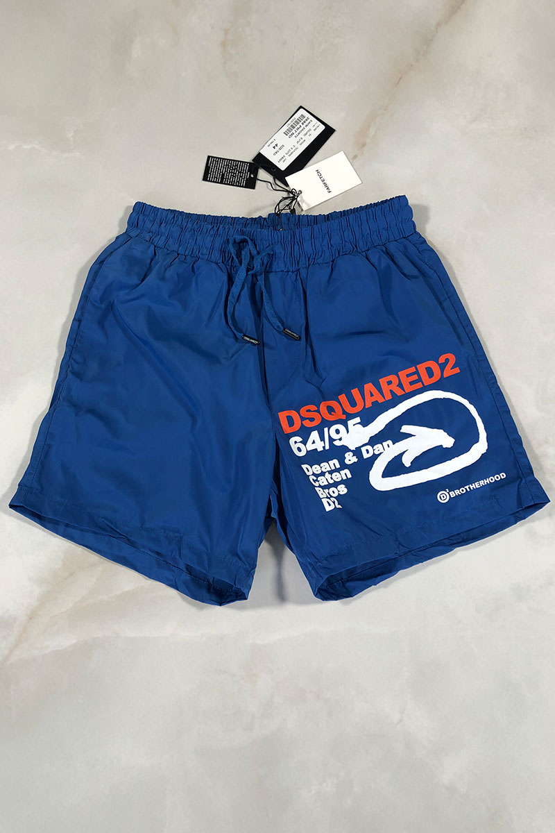 Dsquared2 Мужские плавательные шорты синего цвета