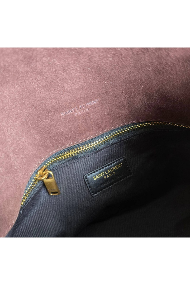 Yves Saint Laurent Замшевая сумка 23x15 см