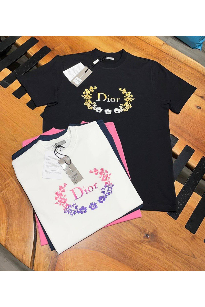 Dior Мужская розовая футболка Ski Capsule