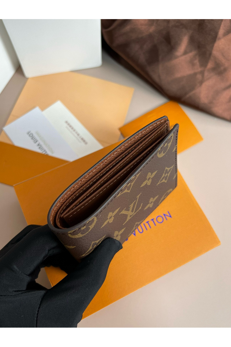 Lоuis Vuittоn Кожаный кошелёк Slender Premium 11x8.5x1 см