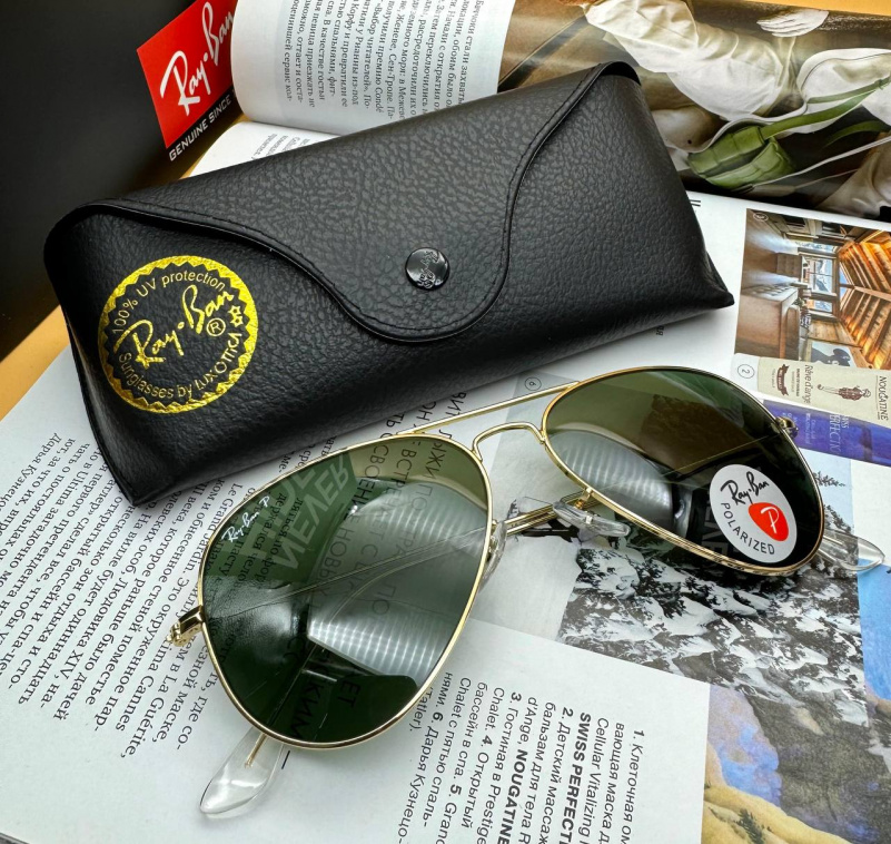Ray Ban Солнцезащитные очки Aviator Large Metal
