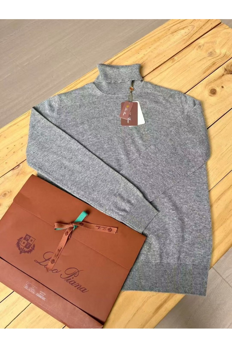 Loro Piana Мужская водолазка Premium - Light Gray
