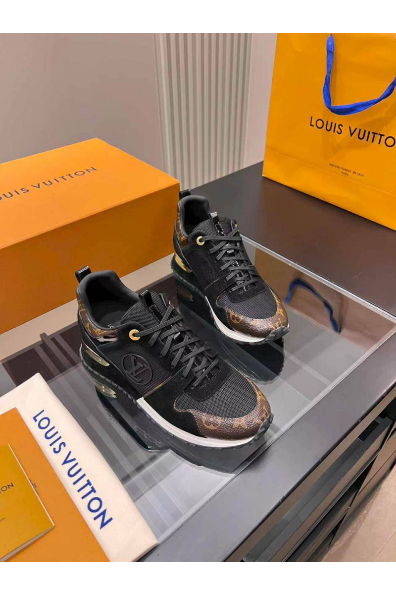 Lоuis Vuittоn Женские кожаные кроссовки Neo Run Away premium