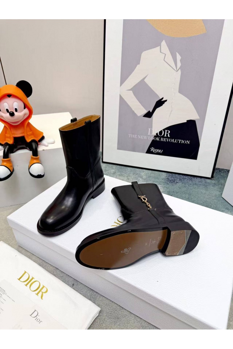Dior Женские кожаные сапоги 