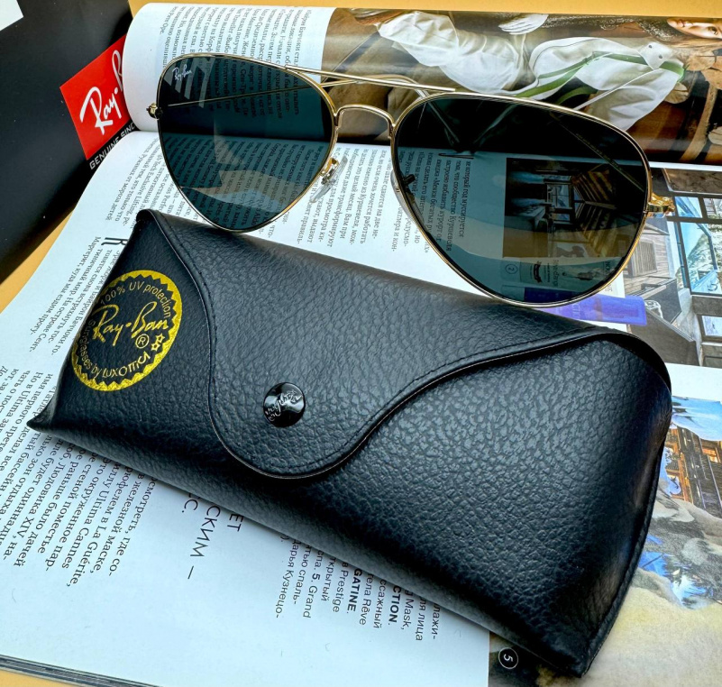 Ray Ban Солнцезащитные очки Aviator Large Metal