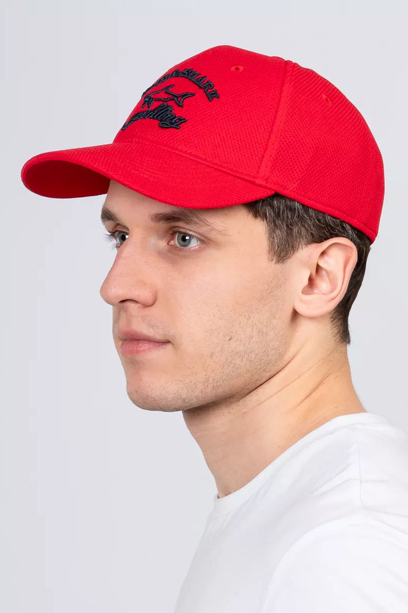Paul & Shark Мужская красная бейсболка logo-embroidered