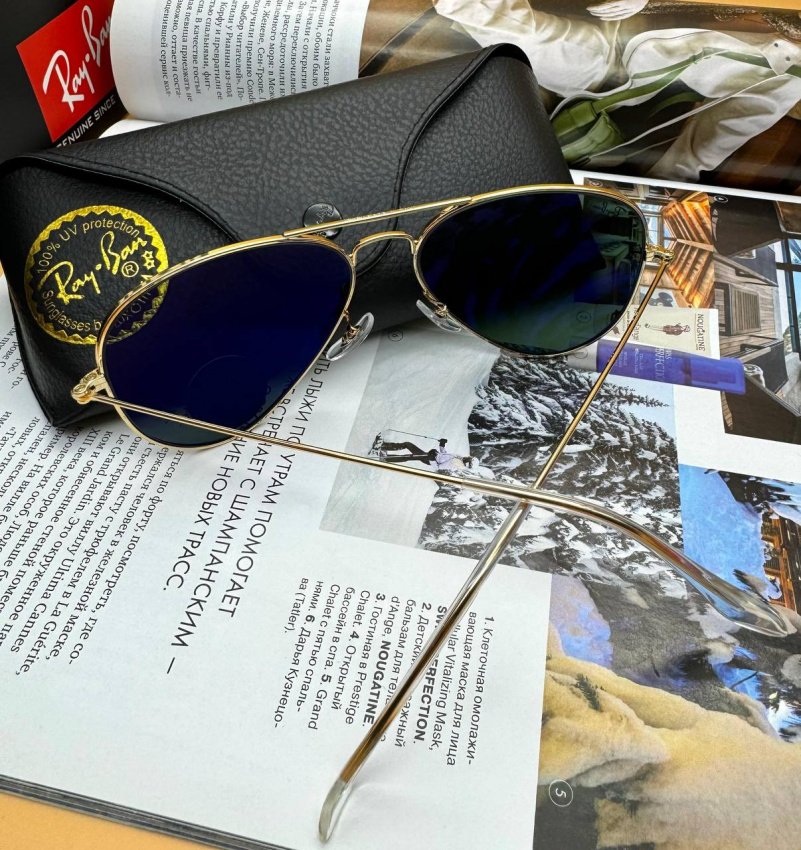 Ray Ban Солнцезащитные очки Aviator Large Metal