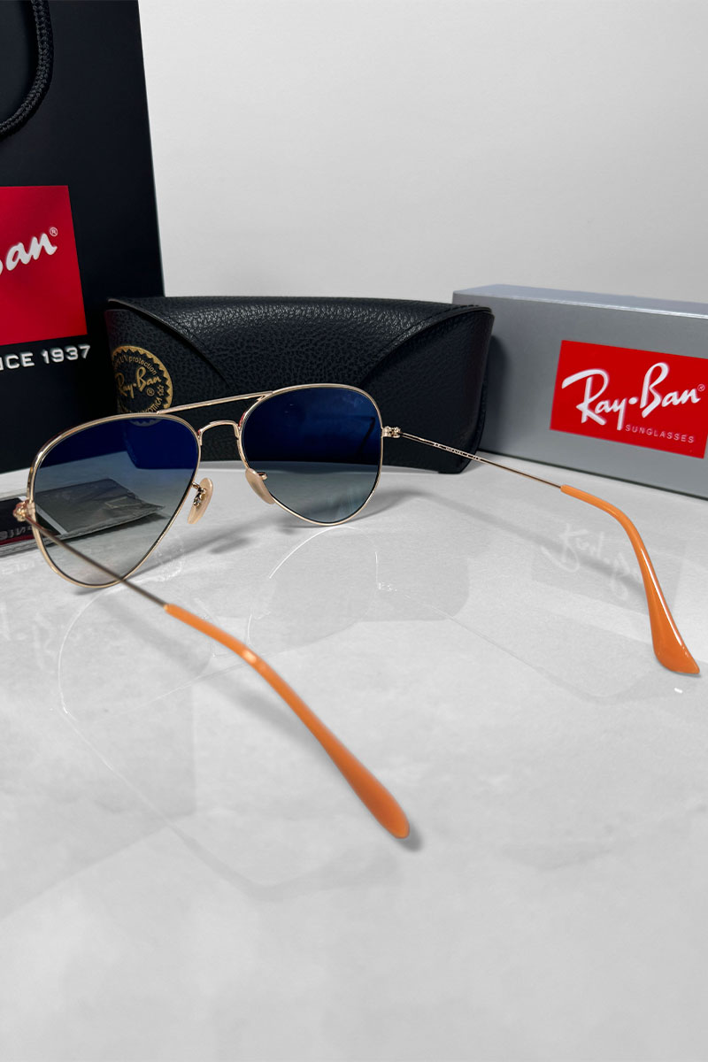 Ray Ban Солнцезащитные очки Aviator Large Metal - Blue 