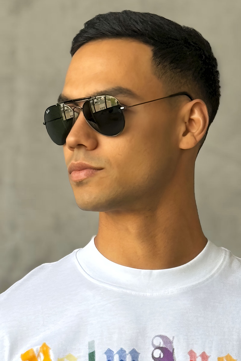 Ray Ban Солнцезащитные очки Outdorsman - Green / Silver