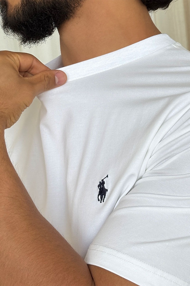 Polo Ralph Lauren Мужская белая футболка 
