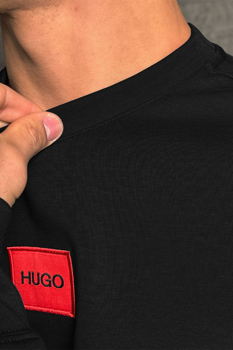 Hugо Воss Мужской свитшот Diragol - Black 