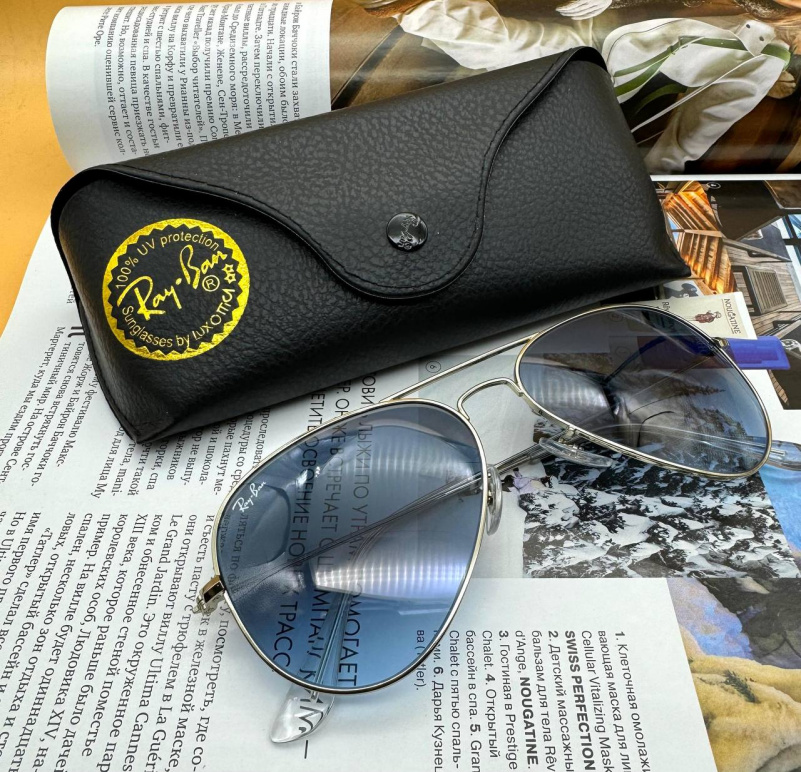 Ray Ban Солнцезащитные очки Aviator Large Metal