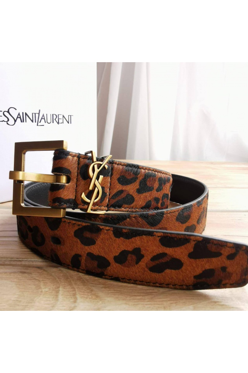 Yves Saint Laurent Кожаный ремень (ширина 3 см, длина 80 / 85 см)