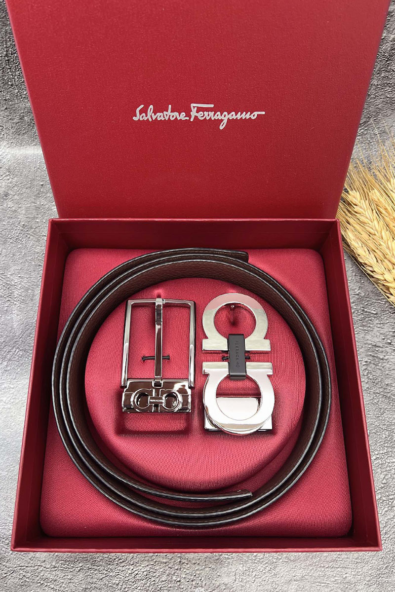 Salvatore Ferragamo Кожаный ремень premium