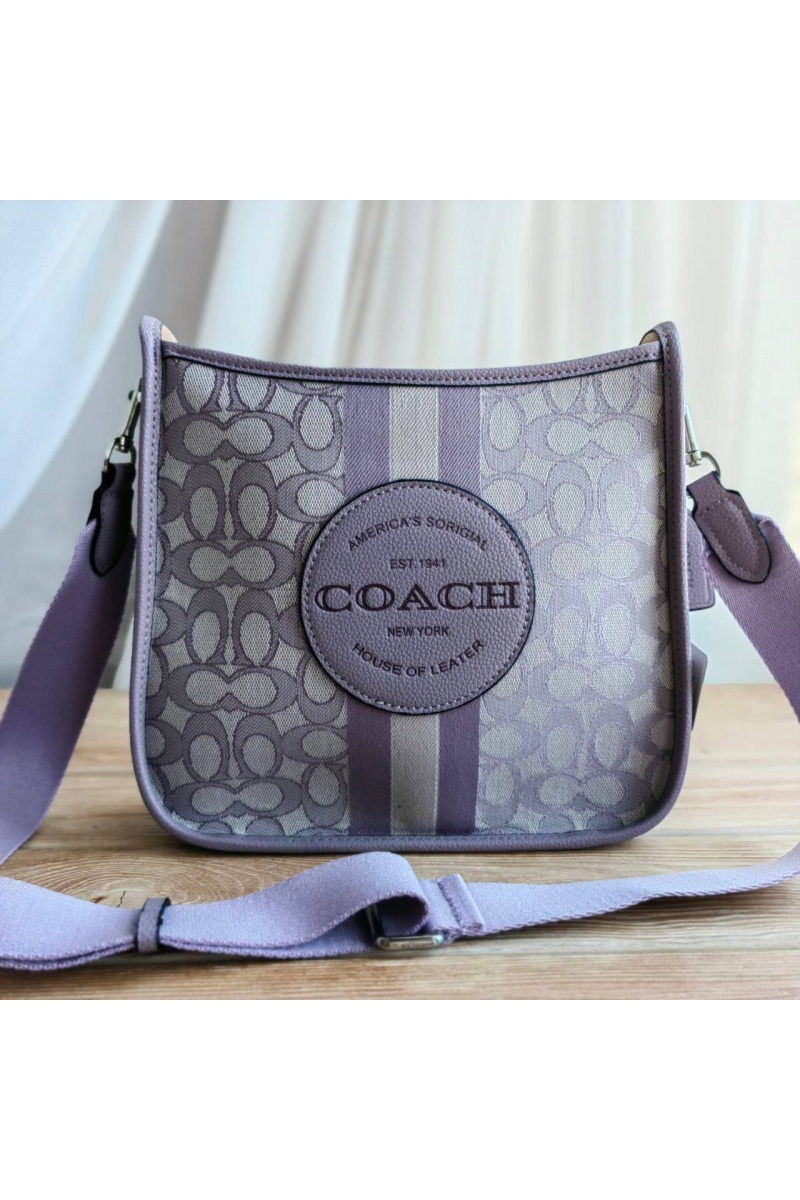 Coach Женская сумка Dempsey File Bagwith Stripe And Coach Patch 25x25 см (3 расцветки)