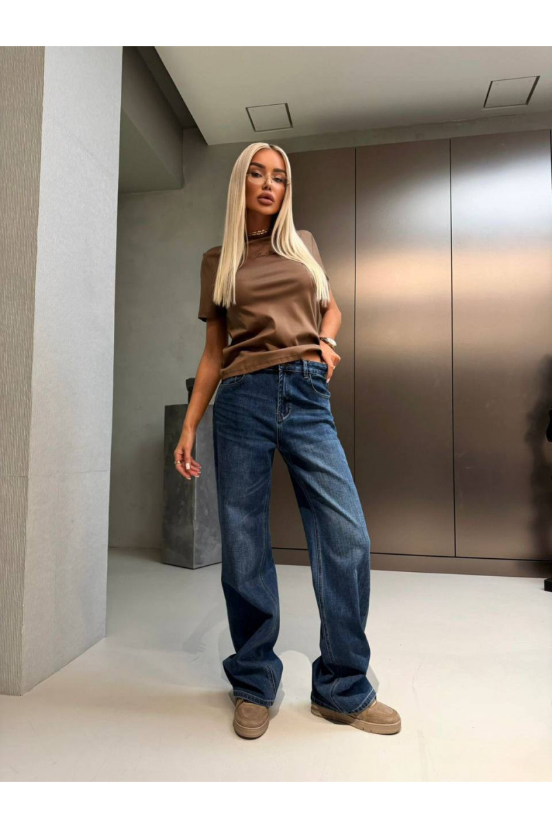 Loro Piana Женские синие джинсы premium