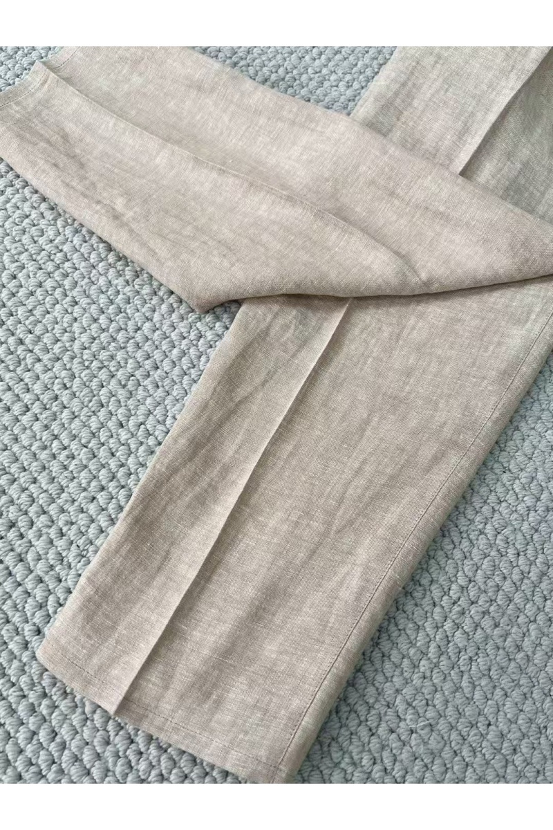 Designer Льняные брюки Premium - Beige