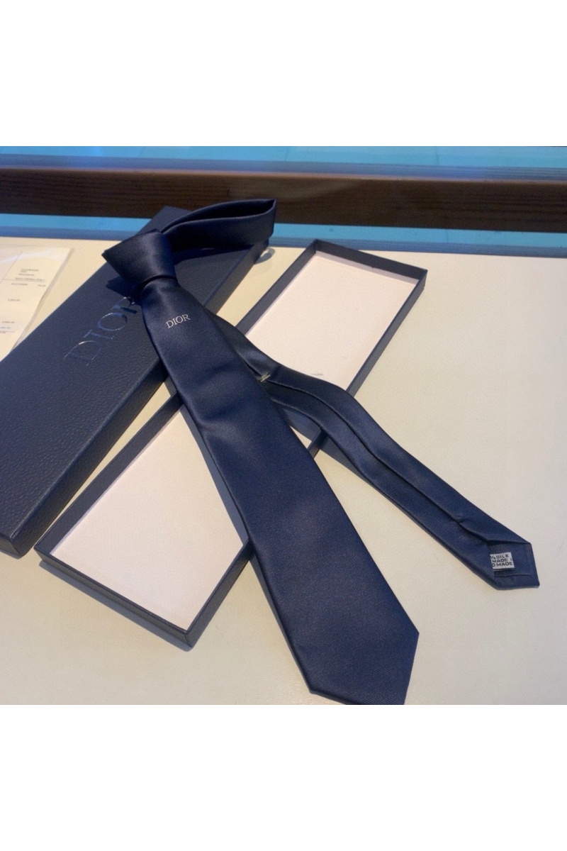 Dior Галстук logo-embroidered premium - Navy