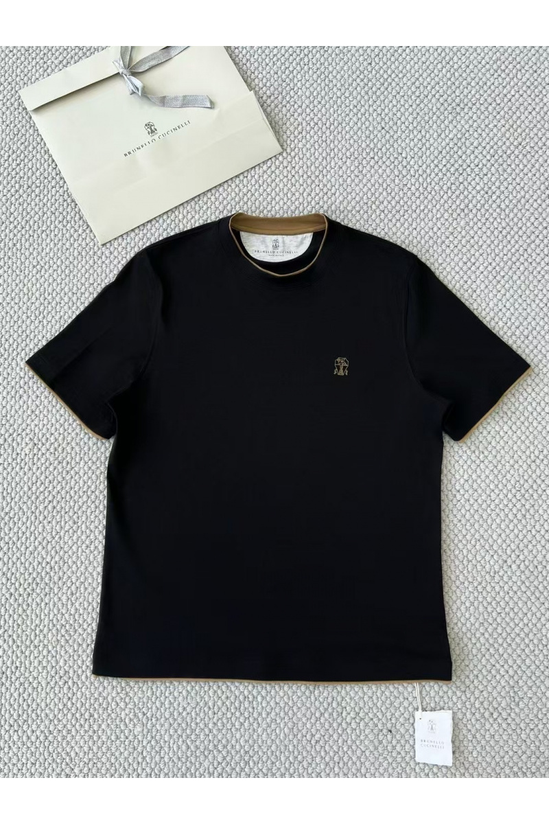 Designer Мужская чёрная футболка Premium