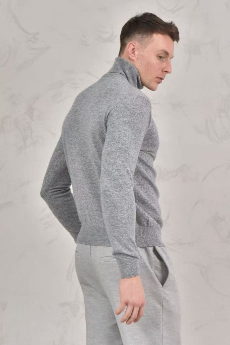 Loro Piana Мужская водолазка Premium - Light Gray