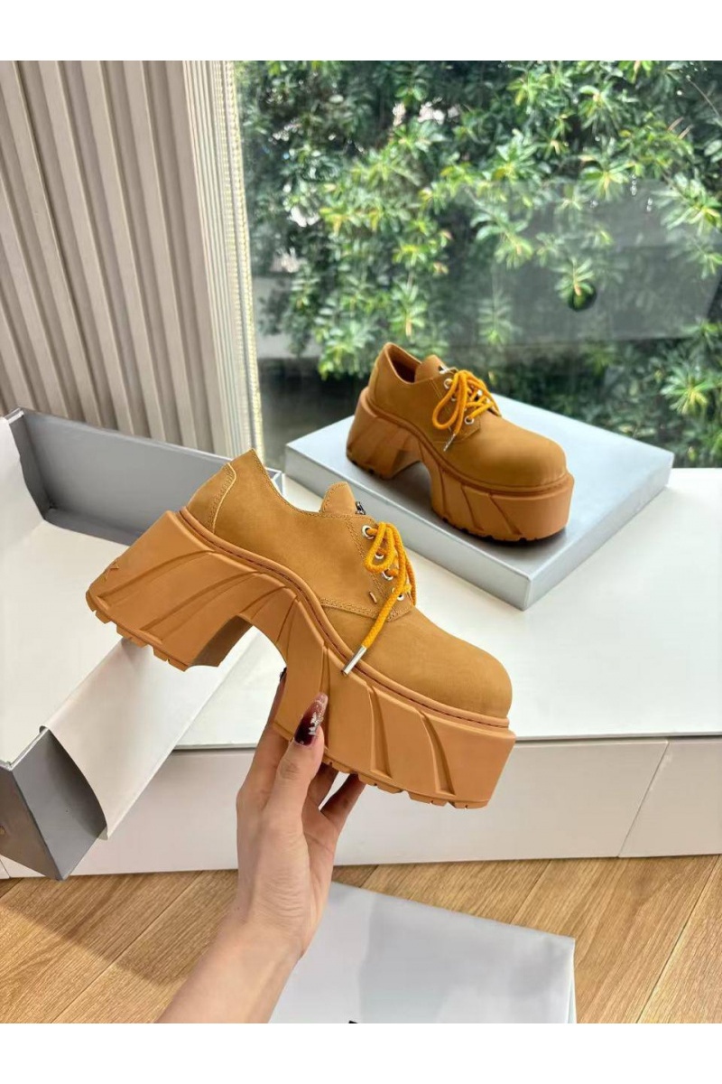 Designer Clothing Женские замшевые ботинки на платформе SMFK premium