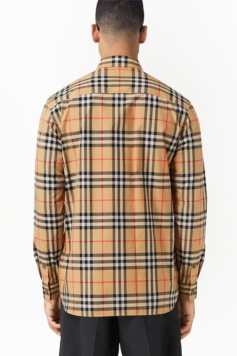 Burberry Бежевая рубашка Vintage Check