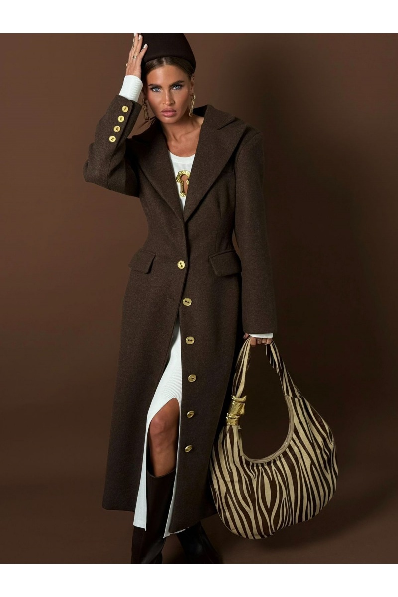 Schiaparelli Женское коричневое пальто 