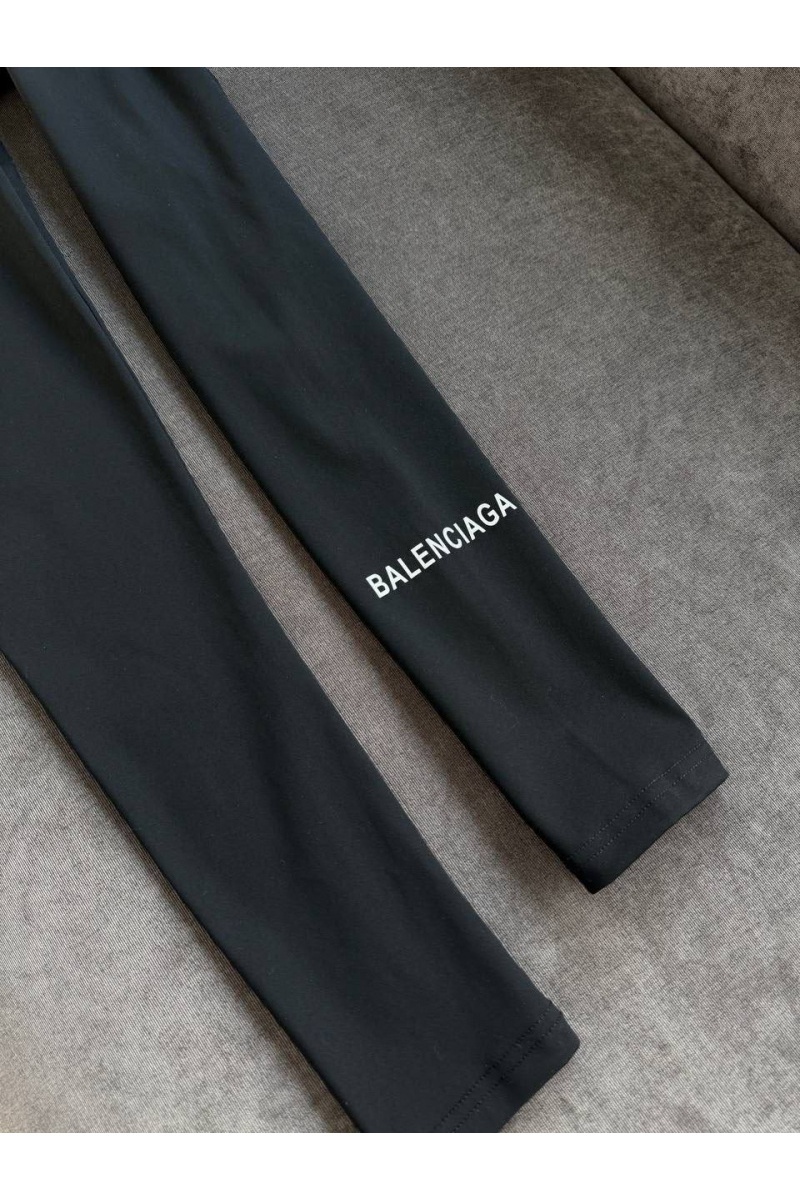 Balenciaga Женские черные леггинсы premium