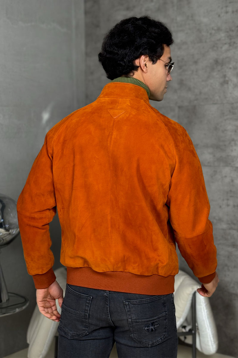 Prada Мужская кожаная куртка premium