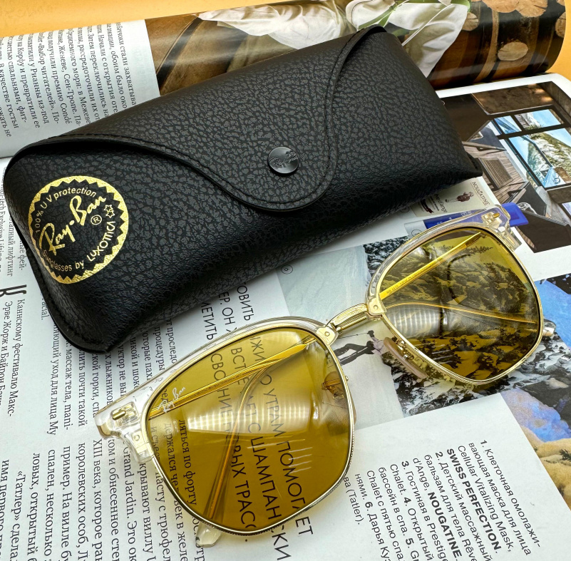 Ray Ban Солнцезащитные очки New Clubmaster - Yellow
