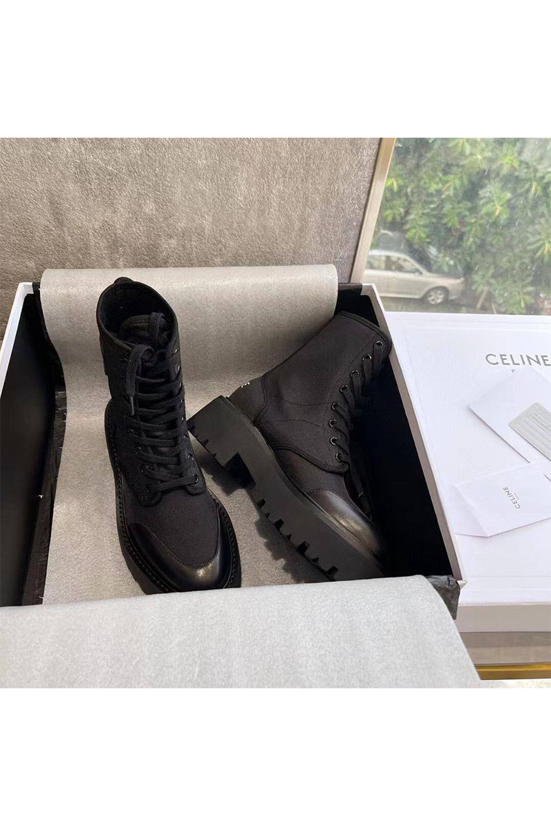 Celine Женские ботинки чёрного цвета