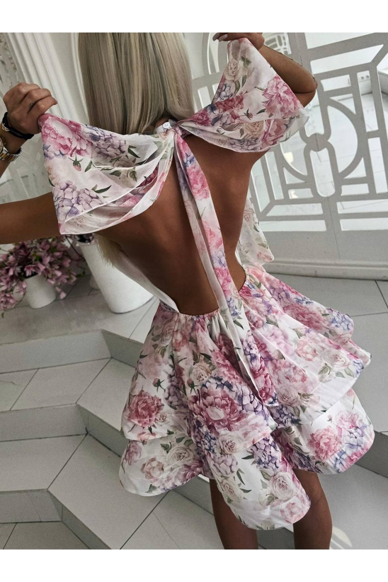 Zimmermann Женское платье с бантом Zimmermann розового цвета