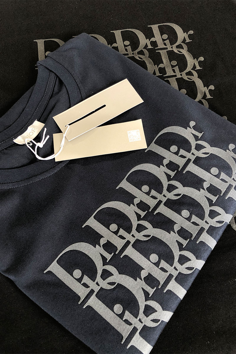 Dior Белая мужская футболка