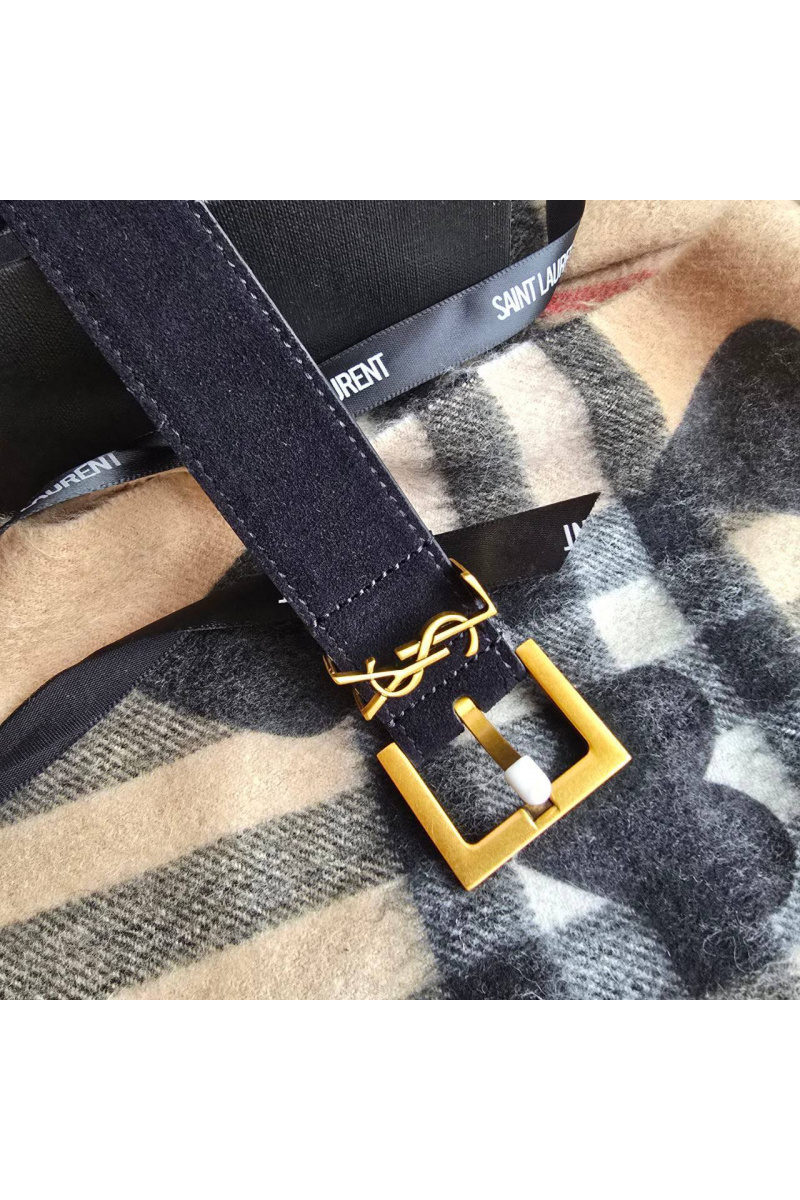 Yves Saint Laurent Замшевый ремень 