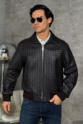 Мужская кожаная куртка premium