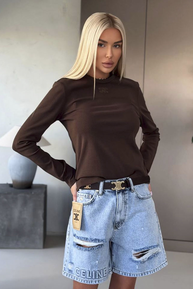 Celine Женский лонгслив premium