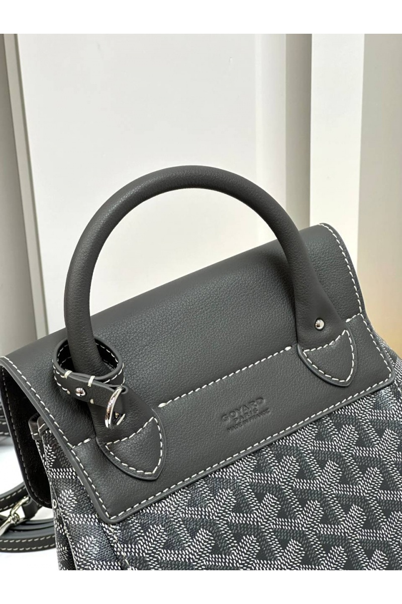 Designer Clothing Женский рюкзак Goyard Alpin Mini Premium 23x19x9.5 см - Grey