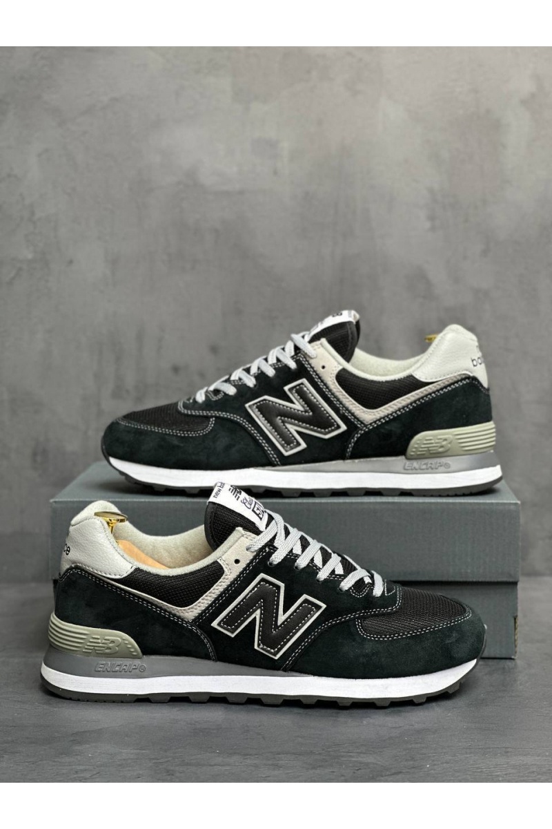 New Balance Кроссовки 574 "Triple Contrast Black"