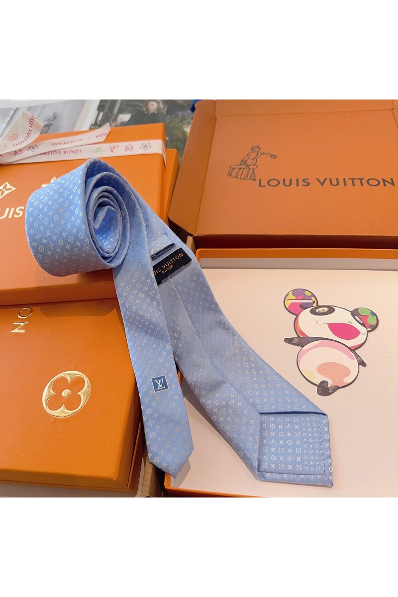 Lоuis Vuittоn Галстук Monogram premium - Blue