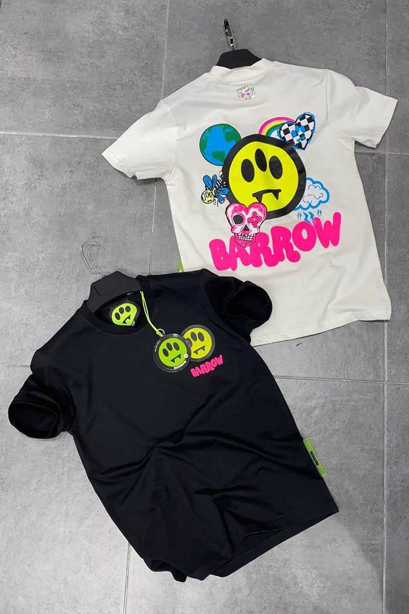 Designer Clothing Мужская чёрная футболка Barrow