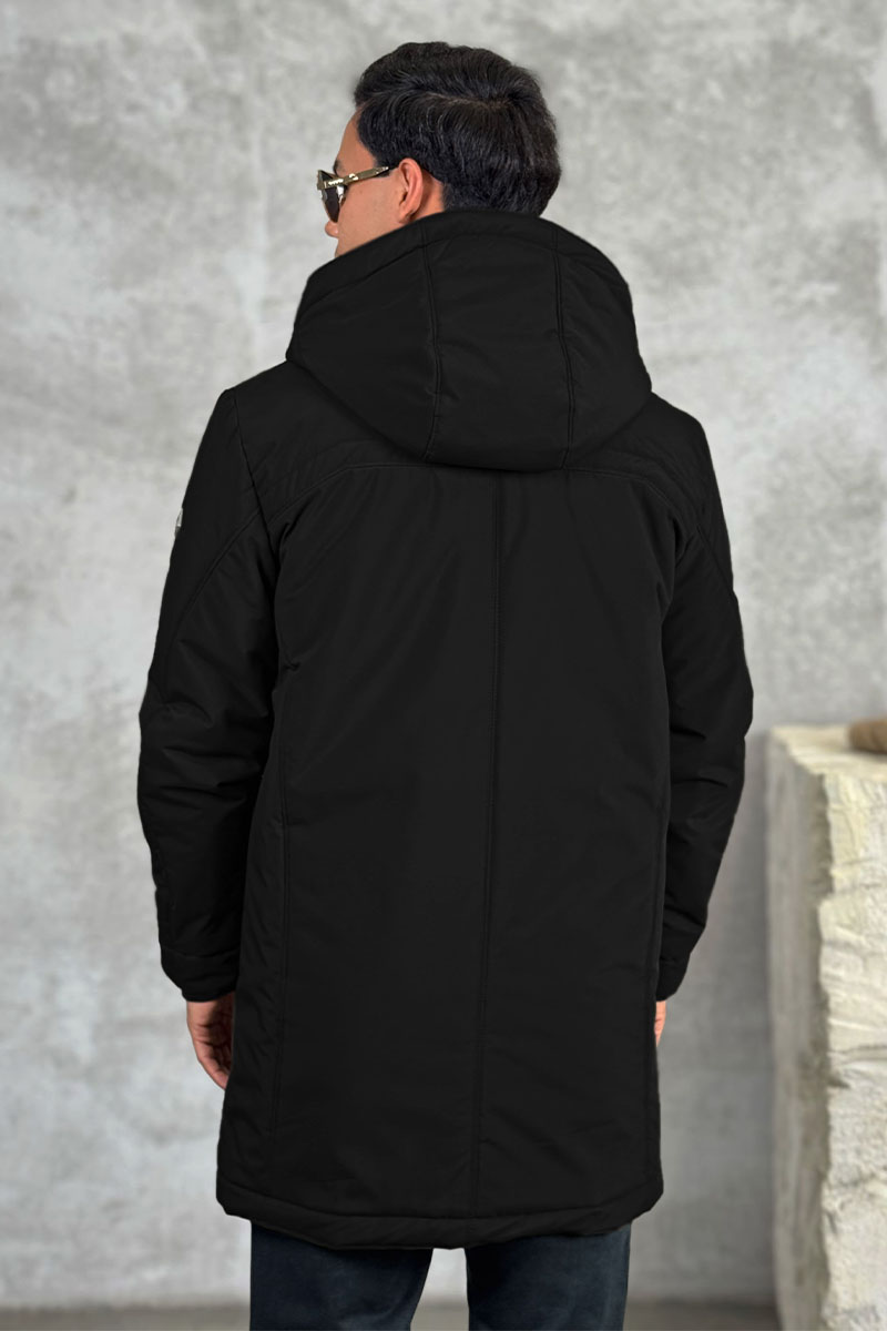 Loro Piana Парка чёрного цвета logo-patch 