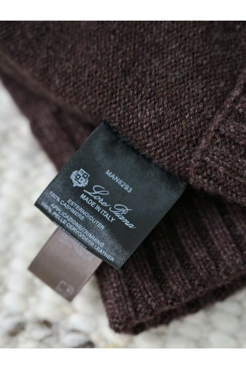 Loro Piana Кашемировые перчатки premium - Coffee