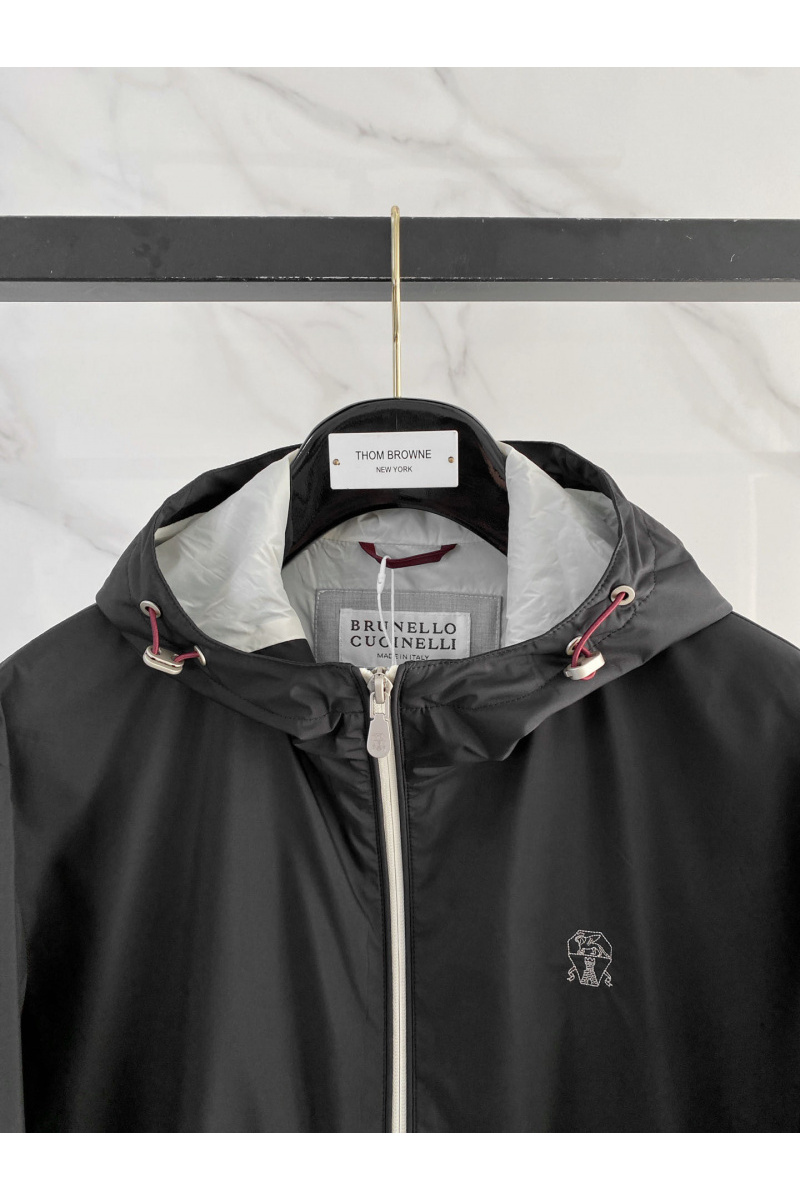 Designer Мужская ветровка чёрного цвета