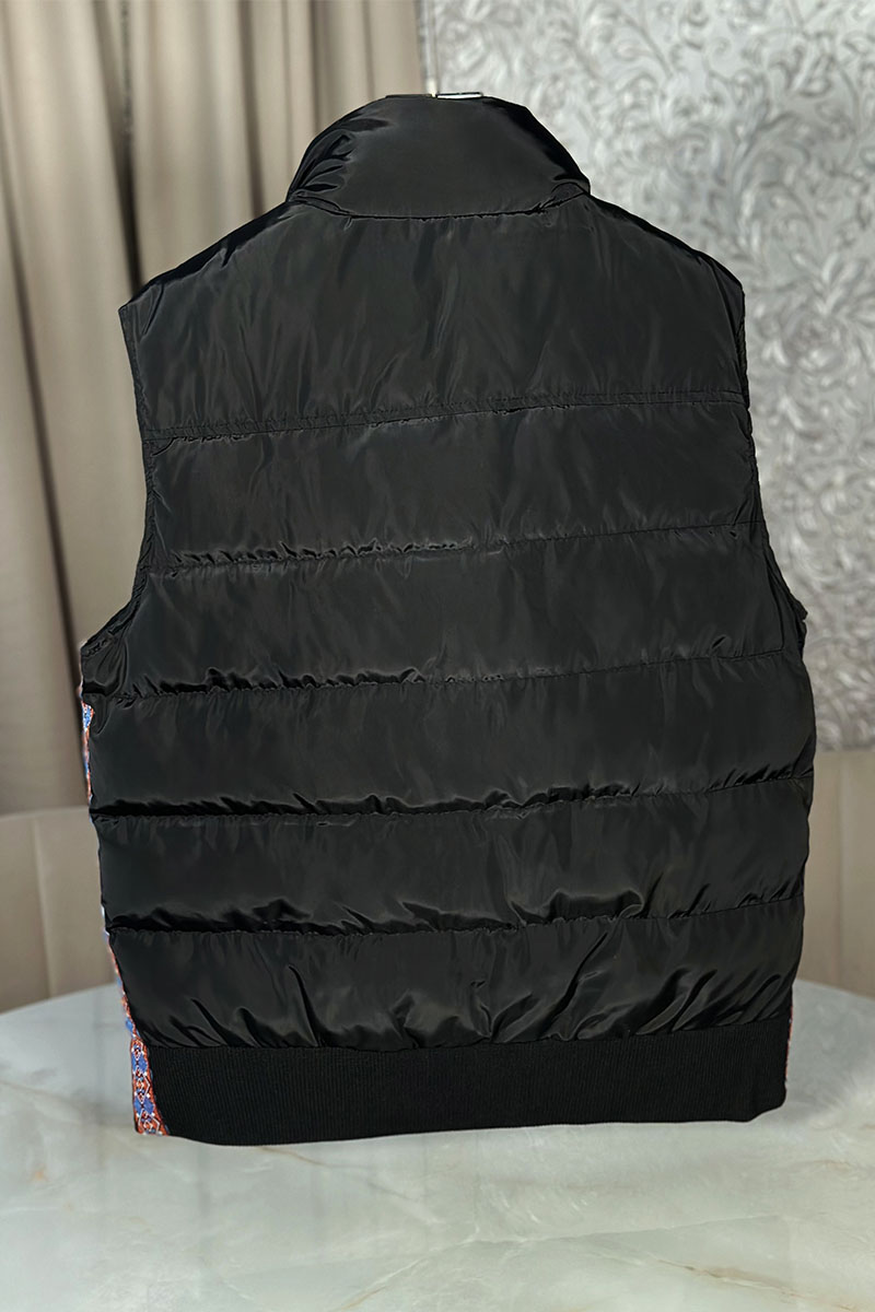Etro Жилет чёрного цвета paisley pattern