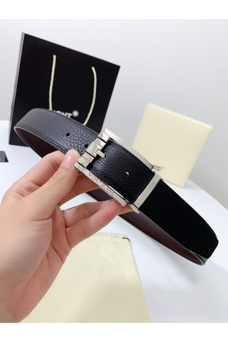 Montblanc Двусторонний кожаный ремень Premium (ширина 3.5 см)