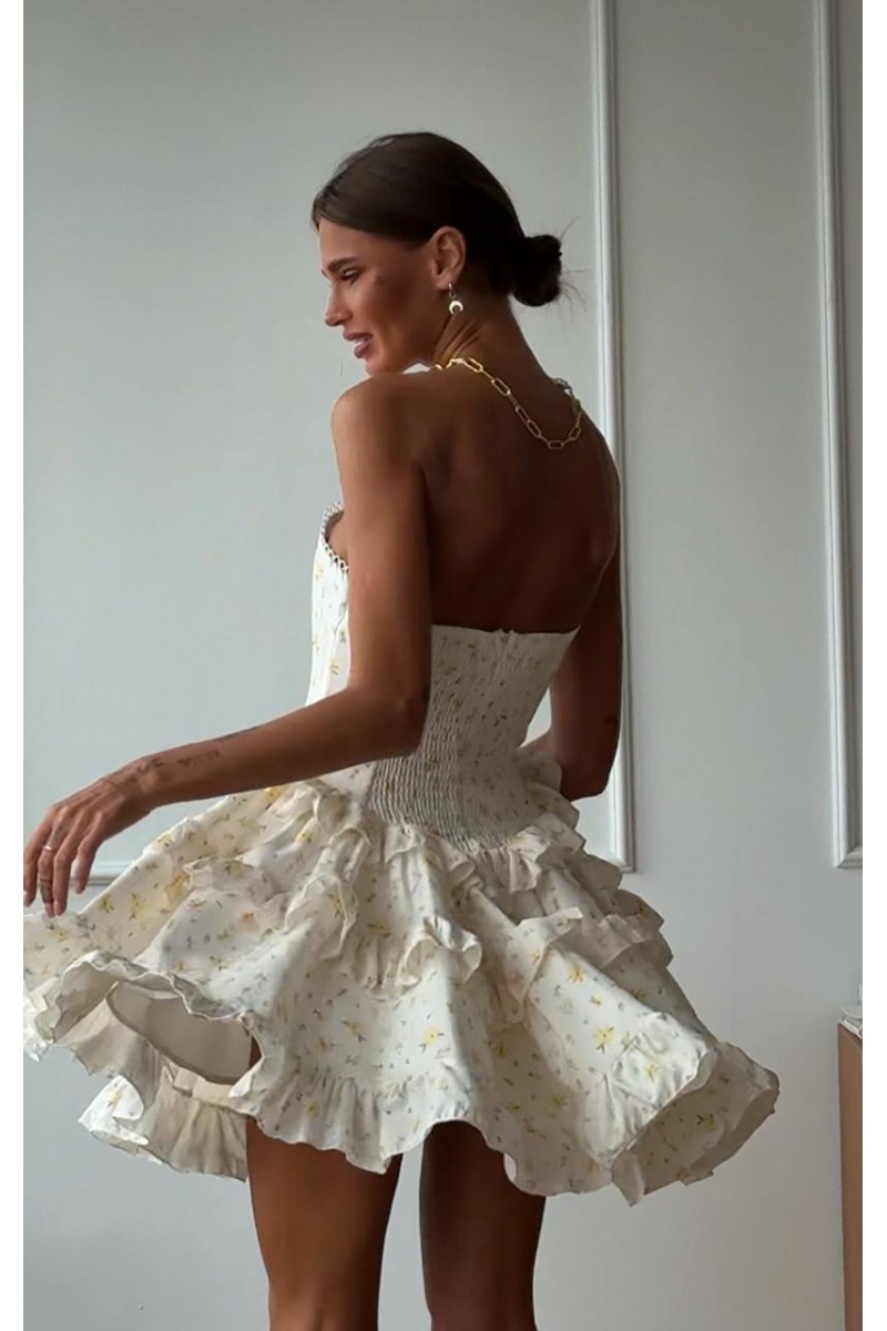 Designer Clothing Женское платье Jacquemus бежевого цвета