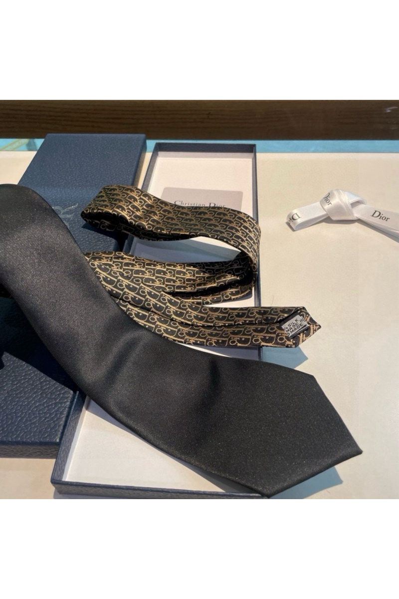 Dior Галстук Oblique premium - Black