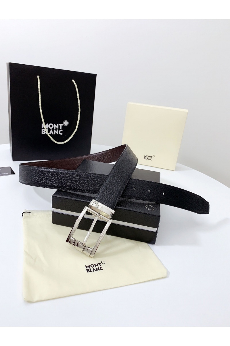 Montblanc Двусторонний кожаный ремень Premium (ширина 3.5 см)