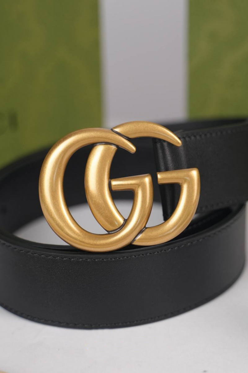 Gucci Кожаный ремень - ширина 2 / 3 см, длина 80 / 85 см