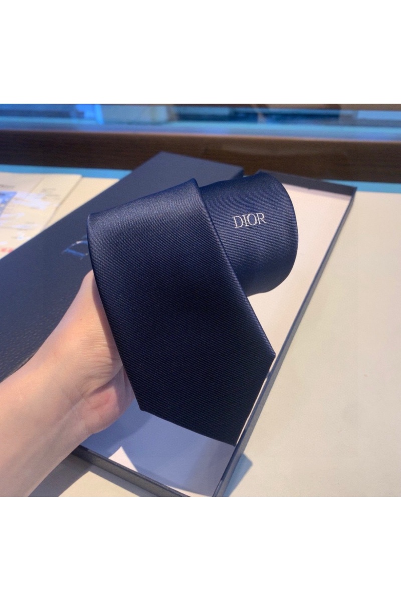 Dior Галстук logo-embroidered premium - Navy